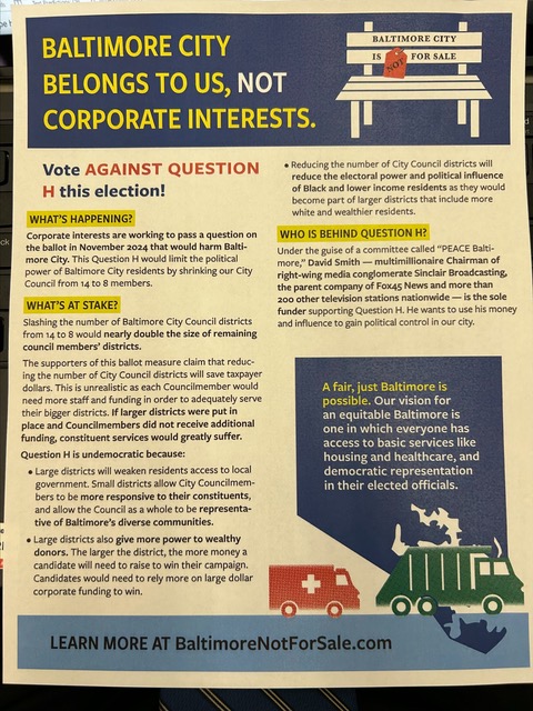 Vote no on H flyer page 1